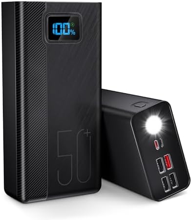 Batterie externe 50000mAh - Puissance durable pour tous vos appareils