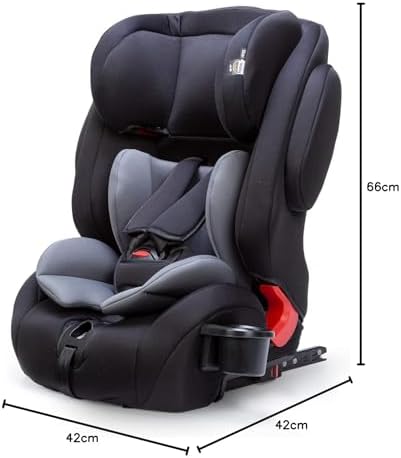 Siège auto isofix pour enfants de 9 mois à 12 ans avec harnais sécurisé