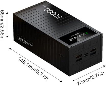 Batterie Externe 50000mAh avec Charge Rapide et Affichage LED Intuitif