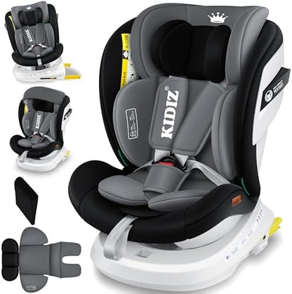 Siège auto isofix pivotant 360° avec sécurité optimale et confort pour enfants