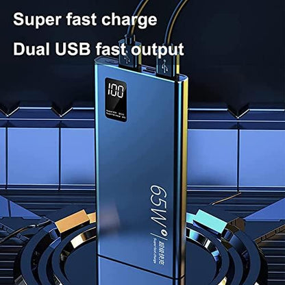 Batterie externe 50000mAh avec charge rapide PD QC 3.0 et affichage LED