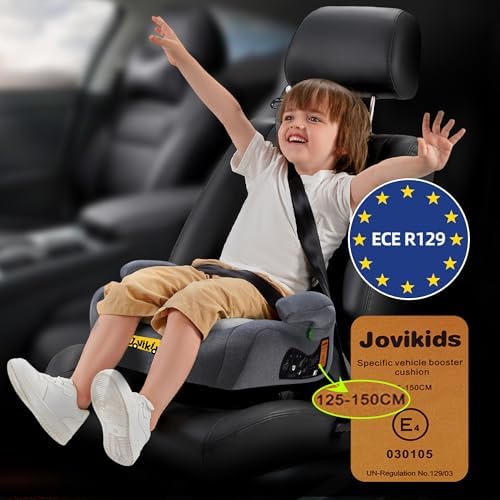 Siège auto isofix groupe 2-3 pour enfants de 6 à 12 ans avec sécurité ECE R129