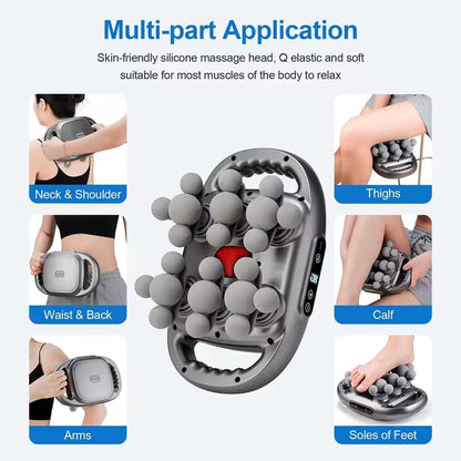Pistolet de massage puissant avec 22 têtes pour un soulagement musculaire professionnel
